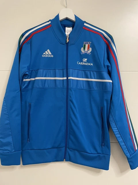 Felpa Cappuccio Felpa Adidas Rugby Italia ADIDAS ORIGINALE