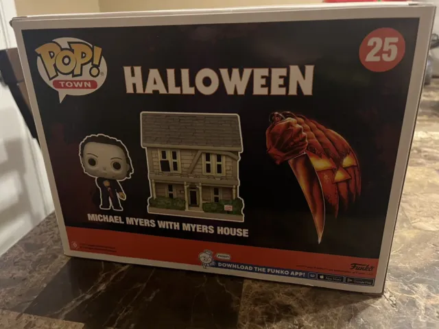 Funko Pop! Town Halloween Michael Myers W/ Myers House #25 Horror NEW Spirit Exc 2