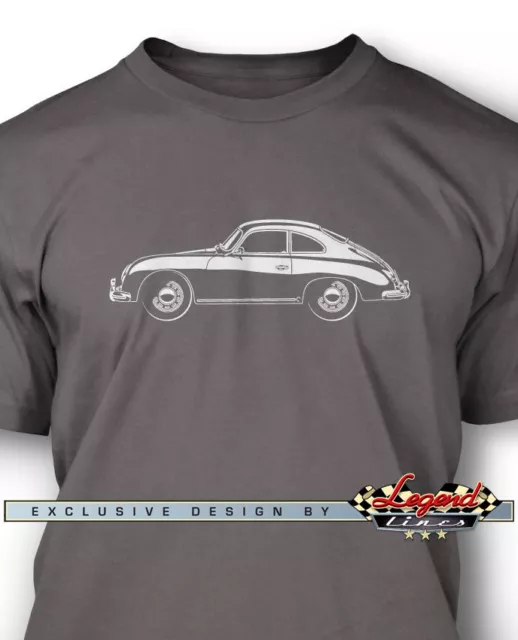 Porsche 356 A Coupe T-Shirt for Men - Multiple Colors and Sizes - German Car