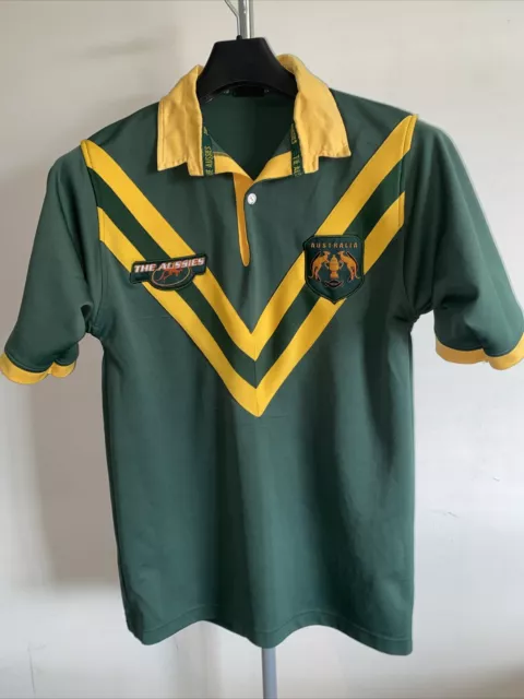 Vintage 90’s Australia Rugby League World Cup Shirt THE AUSSIES Size Large