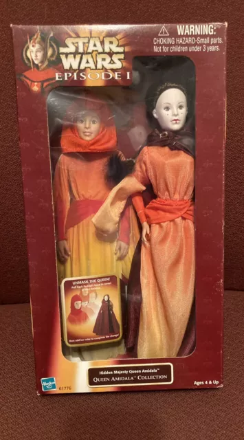 Star Wars Episode 1 Hidden Majesty Queen Amidala Action Figure Hasbro 61776 NIB