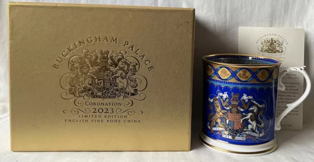 Royal Collection Trust Bone China King Charles III 2023 Coronation Large Tankard