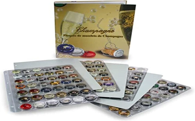 SAFE-ID 7880 - Oggetto da collezione - Legante ad anello per 168 capsule champagne