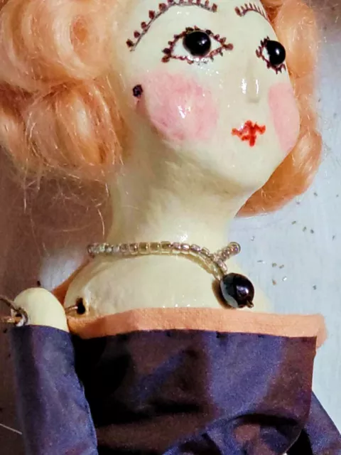 Queen Anne Art Doll  Anna Marie, A One of A Kind 14”  By Cheeky Rose Boutique