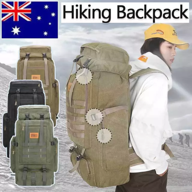 Military Tactical Rucksack Backpack Hiking Camping Outdoor Bag AU Stock AU