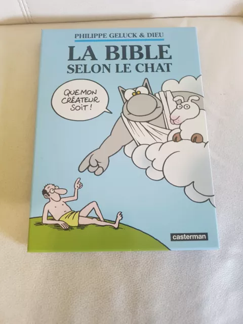 BD Livre BD coffret La Bible selon le chat Casterman Philippe geluck