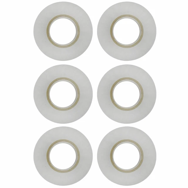 PVC Isolierung Elektriker elektrisches Band weiß 6 Rollen flammhemmend