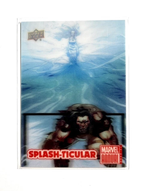 Marvel Annual 2020-21 (UD 2022) SPLASH-TICULAR Insert Card S19 WOLVERINE #1
