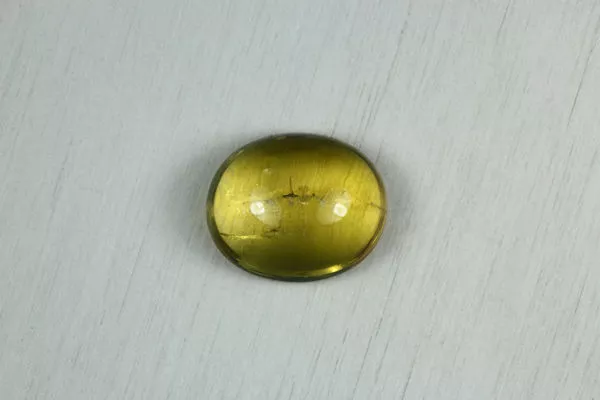 8.190 Ct Dazzling Aaa Rare Yellow 100% Natural Heliodor Beryl Rare Oval Cab !!!