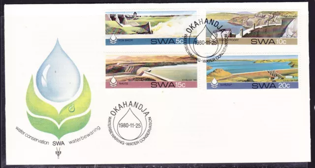 South West Africa 1980 Water Conservation  First Day Cover 31
