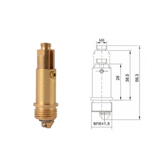 Stipper Bolt Spring REPLACEMENT BASIN DRAIN Stopper Plug Bolt Spring Pop Up Bolt Clack Plug ...