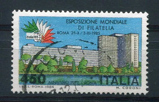 Italy 1984, Stamp 1615, Exhibition Philatelic World, Obliterated