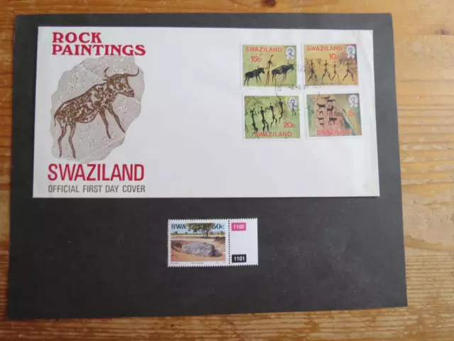 Swasiland, FDC mit Michel 273-276 + Einzelmarke SWA, Michel 623, siehe Bilder