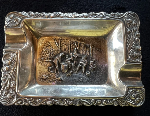 Vintage silver Plated Ashtray