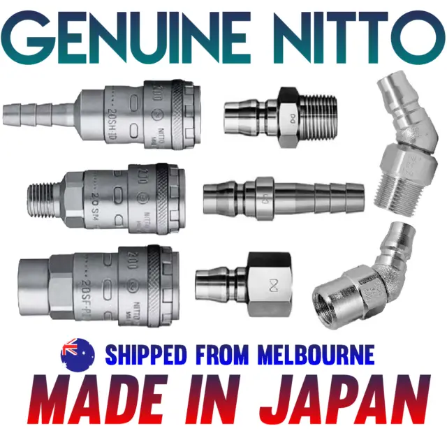 Nitto Air Fittings Hose Fitting Genuine Quick Connect One Touch Couplers