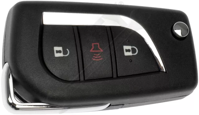 APDTY 161791 Upgraded Keyless Entry Remote 3 Button - Blade Stamp Dot