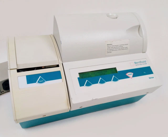 Berthold Detection System Sirius Luminometer Single Tube