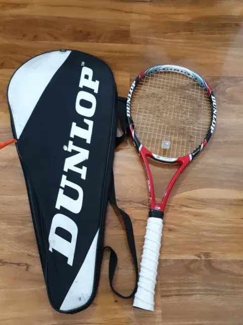 Dunlop  3 Hundred Aero Gel 4D Tennis Racket. Grip 2: 4 1/4 , New Grip & Case