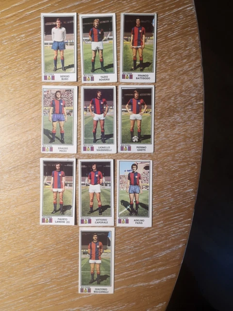 Lot De 100 Figurines Panini Calciatori 1978-79 - Autocollantes Avec Velina