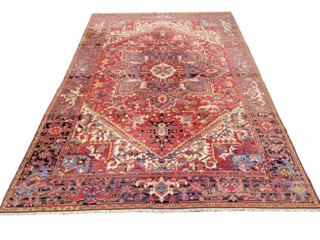 Prachtvoller Gewebter Orientteppich Heriz 340x233cm - carpet rug