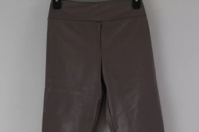 Faux Leather Leggings Size M Shiitake Brown Forever 21 NWT 2