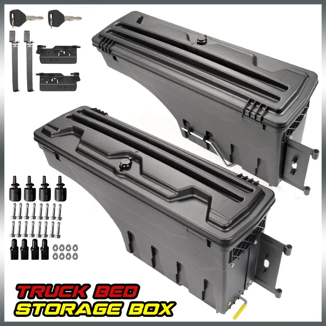 LOCKABLE STORAGE TRUCK Bed Tool Box Left+Right Fit For Dodge Ram 1500