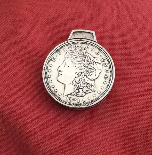 Briquet Antique 1921 Morgan Us Silver Dollar