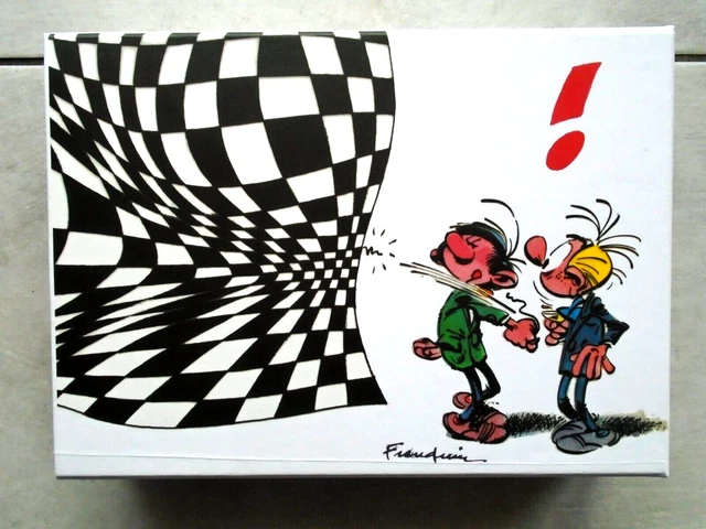 Franquin, André - Sérigraphie - Gaston - Le Chat et la