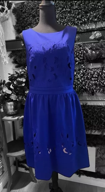 Betsey Johnson Blue Dress Sz 10