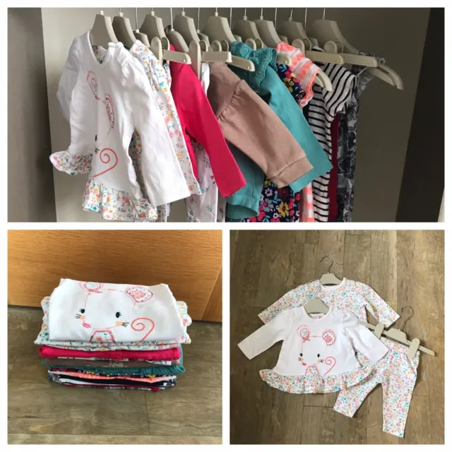 Baby Girls Clothes Bundle Age 0-3 Months Great Condition.
