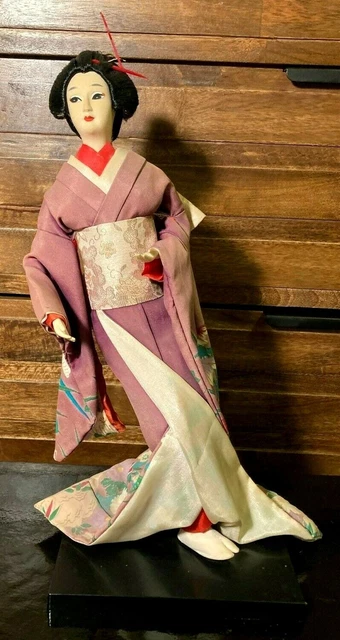 Oyama　PicClick　femme　japonaise　geisha　antique　⭐️　kimono　184,57　POUPÉE　FR　Exquise　FIGURINE　femme　EUR