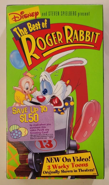 THE BEST OF Roger Rabbit (VHS, 1996) Brand New Factory Sealed Disney ...