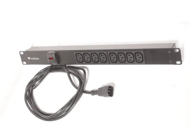 1u IEC 8 way rack mount PDU MDU Mains Power Distribution unit - SWITCHED