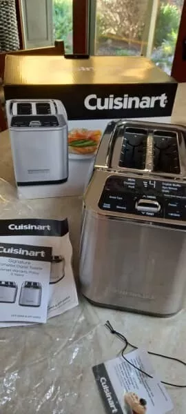 New Cuisinart Signature Automated Digital 2 Slice Toaster