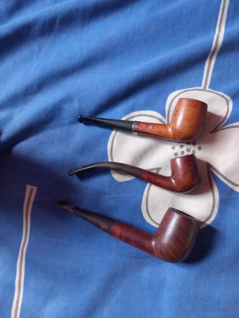LOT DE 17 pipes anciennes cure-pire et support pipomane collection EUR 13,50 - FR
