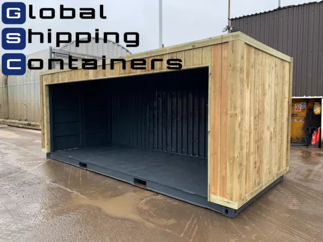 20ft x 8ft Cladded Roller Shutter Shipping Container (Liverpool Area)