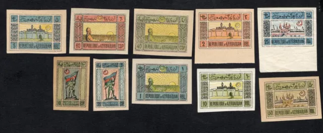 Azerbaijan 1919-20 stamps Lyapin# MH  CV=18$