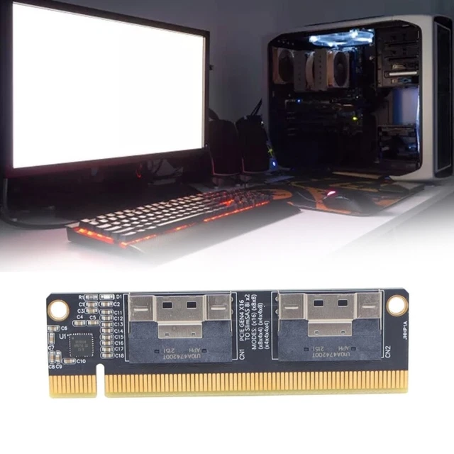 Scheda PCI Express 4.0 X16 A 4 X SFF-8639 NVMe - Foto 3