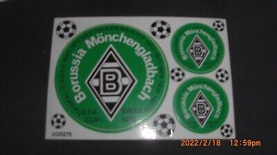 Borussia M´gladbach Aufkleber 4er Set Sticker Logo "forever" Fussball #581 