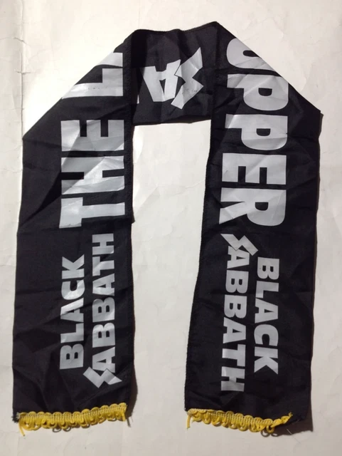 OZZY OSBOURNE BLACK Sabbath Last Supper Vintage 1990s Concert Scarf 9 OZZY OSBOURNE BLACK Sabbath Last Supper Vintage 1990s Concert Scarf 9
