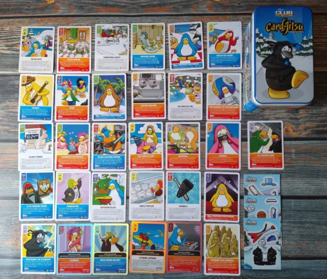 Club Penguin collector cards Stock Photo - Alamy