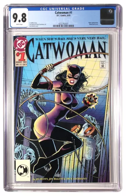 Catwoman #1 Embossed Cover 1993 CGC NM/MT 9.8 White Pages 4222762001