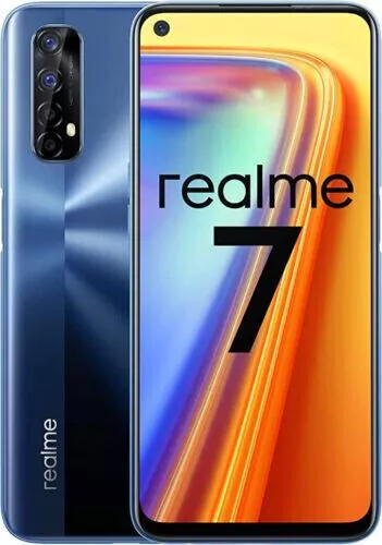Teléfono inteligente Realme 7 RMX2155 azul niebla 64 GB 48 MP doble SIM 4G LTE desbloqueado Android
