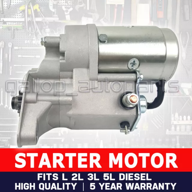 Starter Motor Fits For Toyota Hilux LN167 LN172 LN86 LN106 LN107 LN111 LN130