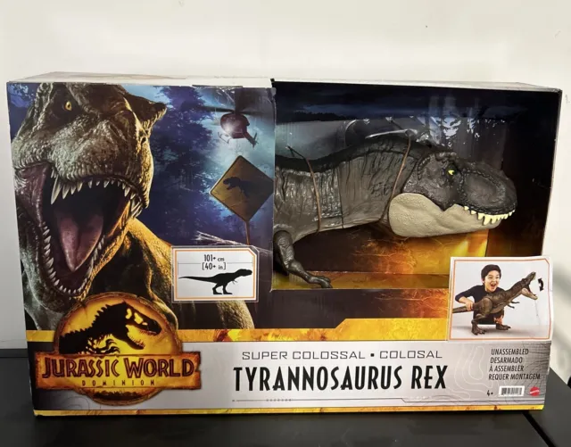 Jurassic World Dominion Super Colossal Tyrannosaurus Rex T-Rex 101cm - Brand New