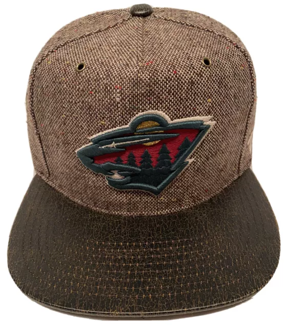 Vintage Minnesota Wild Hat NHL Hockey Mens Zephyr BEAR Claw logo Hat  Adjustable