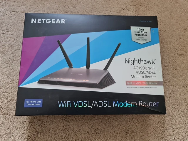 Netgear Nighthawk Modem Router ACL1900 WIFI