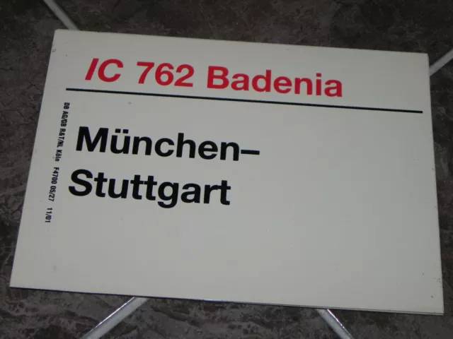 ZLS DB IC 762 "Badenia" München-Stuttgart