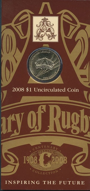 Australia: 2008 $1 Centenary of Rugby League Cat $20