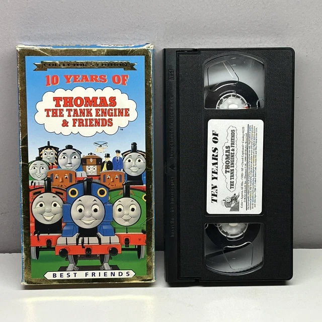 THOMAS TANK ENGINE 10 Years Best Friends VHS 1999 Video Tape Train